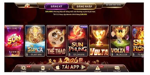 Sảnh game hấp dẫn tại SUNWIN mới nhất