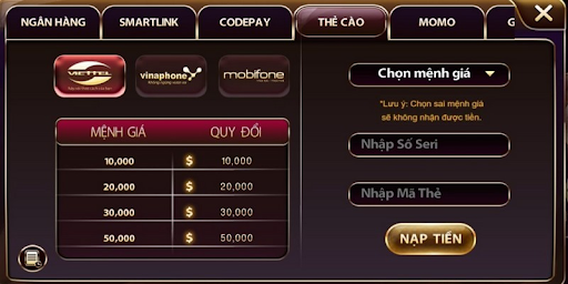 Những điều cần chú ý khi nạp tiền vào cổng game Sunwin